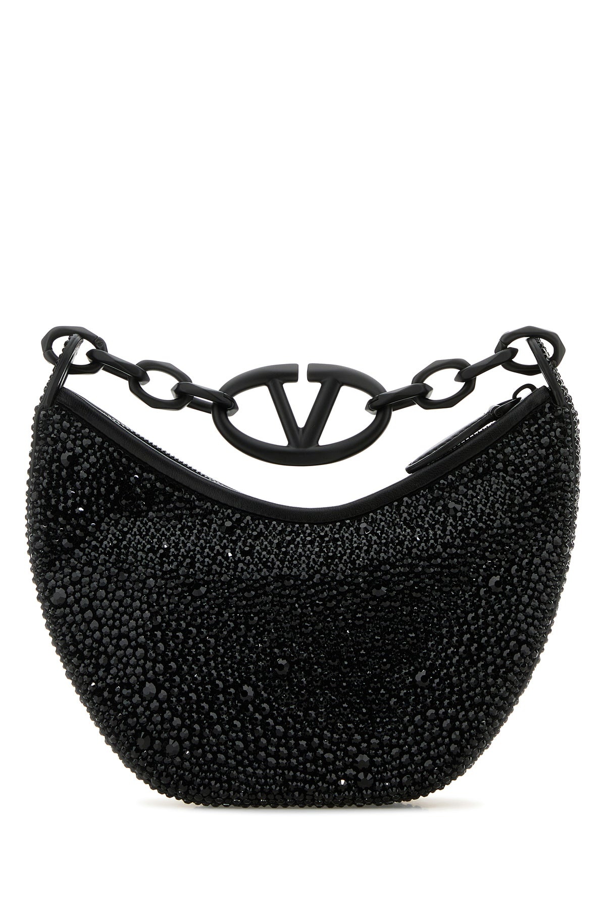 Embellished leather Hobo VLogo Moon handbag - 3