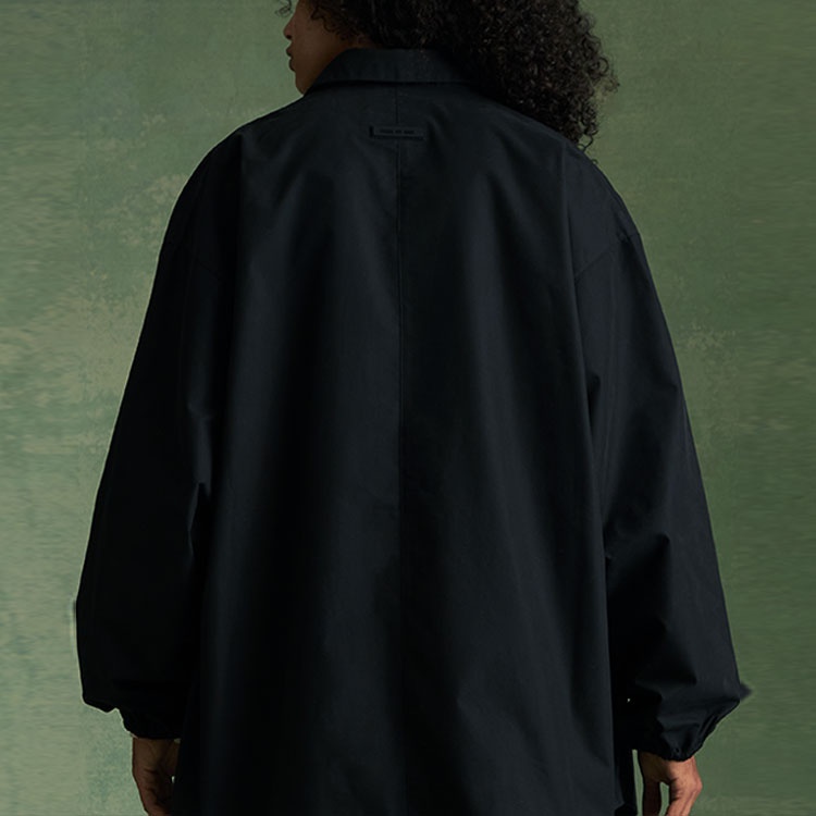 Fear of God Essentials FW23 Button Down Shirt 'Jet Black' 186BT234020F - 6