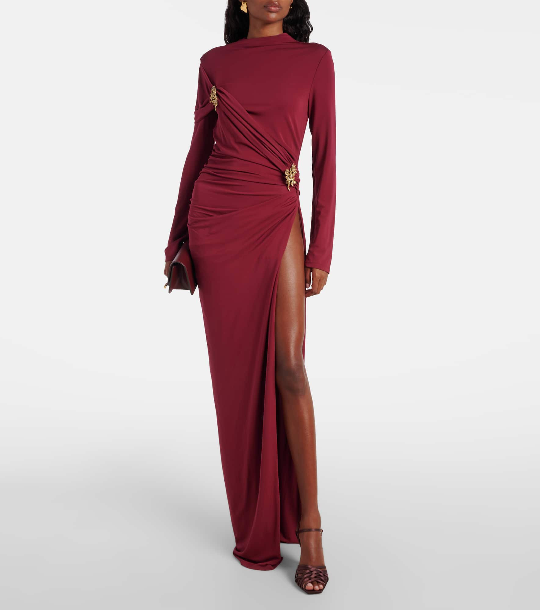 Izadora embellished jersey gown - 2