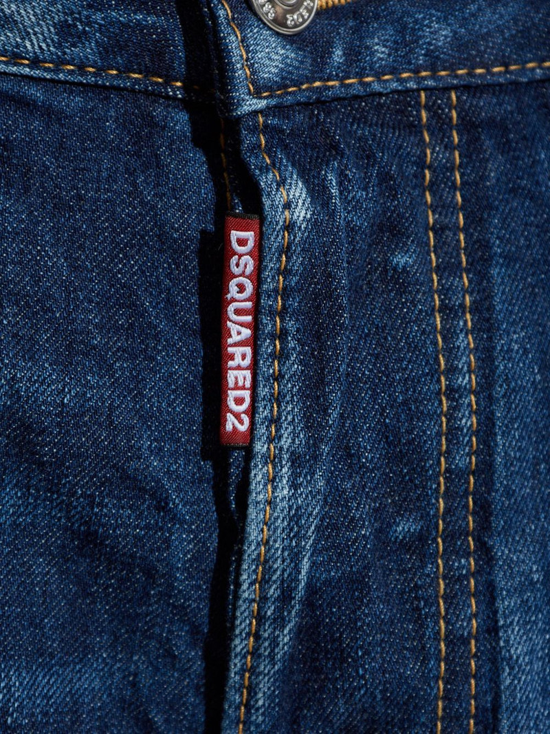 distressed-effect jeans 5
