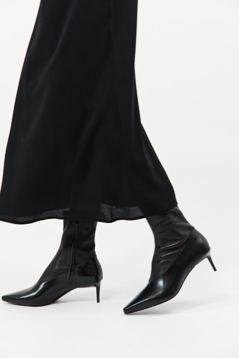 Sock Ankle Boot - Black - 3