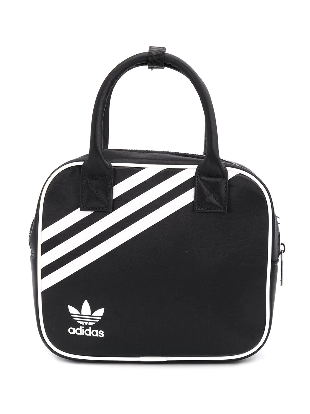 logo stripe backpack with top handles - 1