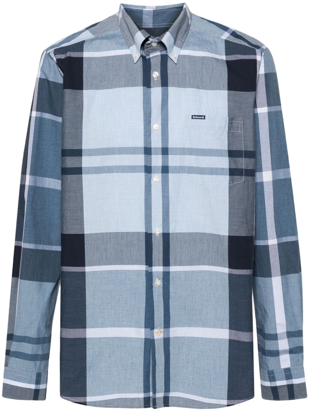 checked cotton shirt - 1