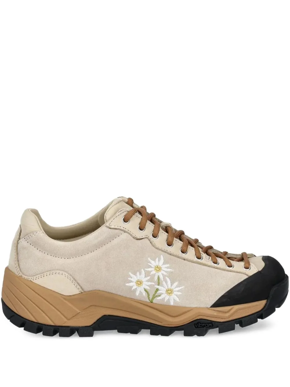 Movida embroidered-floral trail sneakers - 1