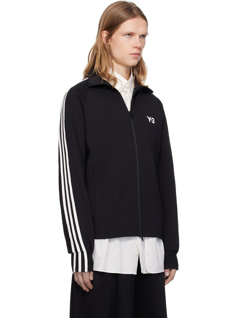 Black 3-Stripes Track Jacket 2