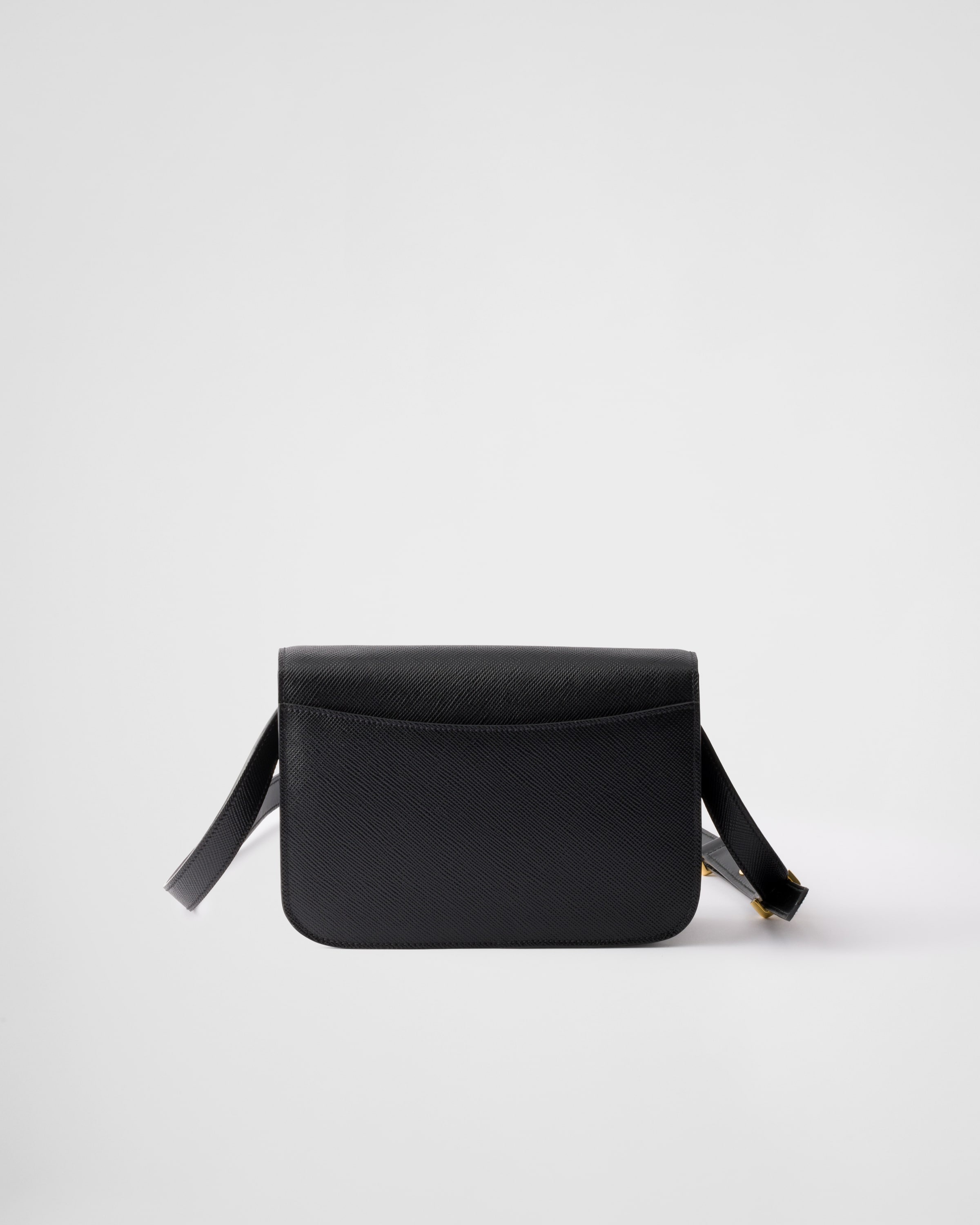 Saffiano leather flap shoulder bag - 3