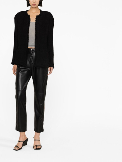 Isabel Marant frayed-hem tweed jacket outlook