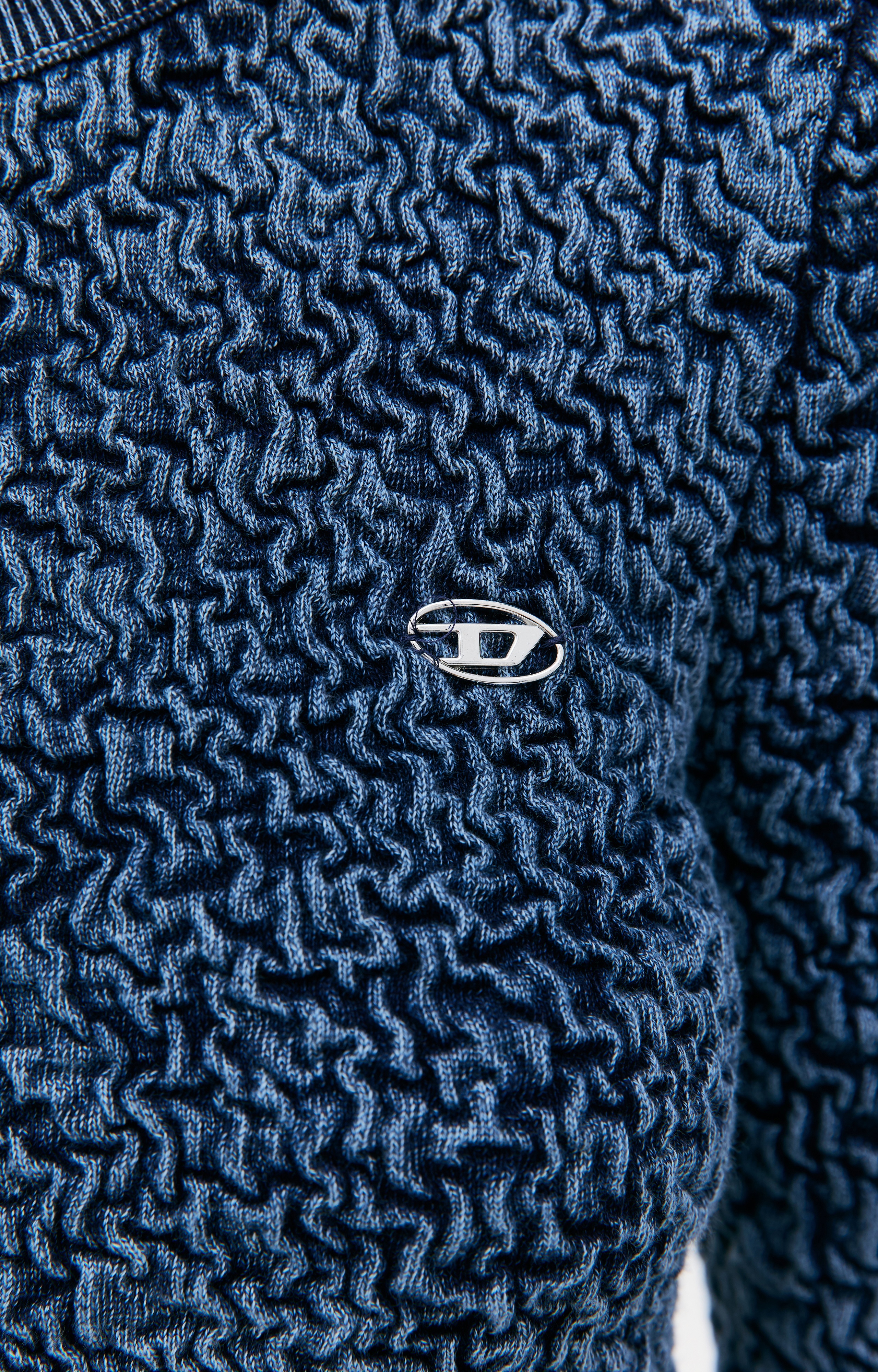 BLUE M-CRETA SWEATER - 4