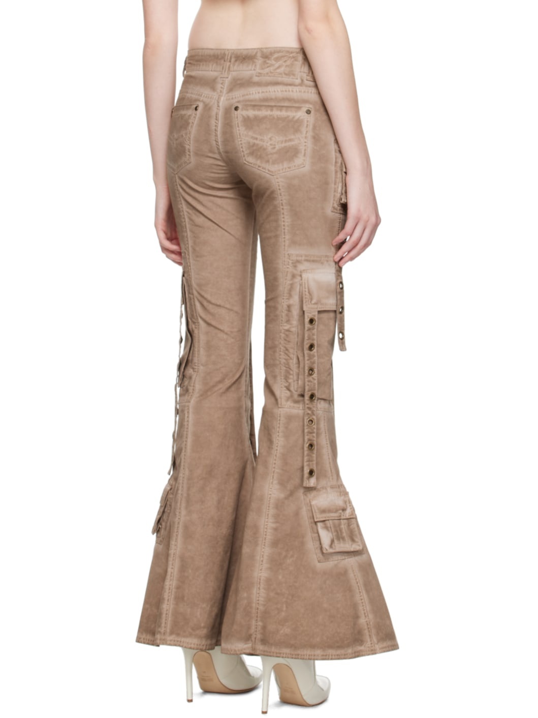 Brown Strap Trousers - 3