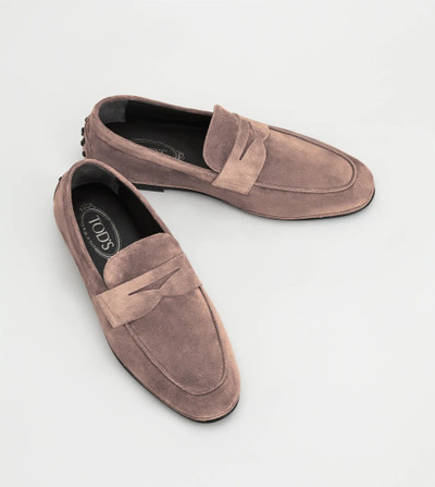 Tod's LOAFERS IN SUEDE - BEIGE outlook