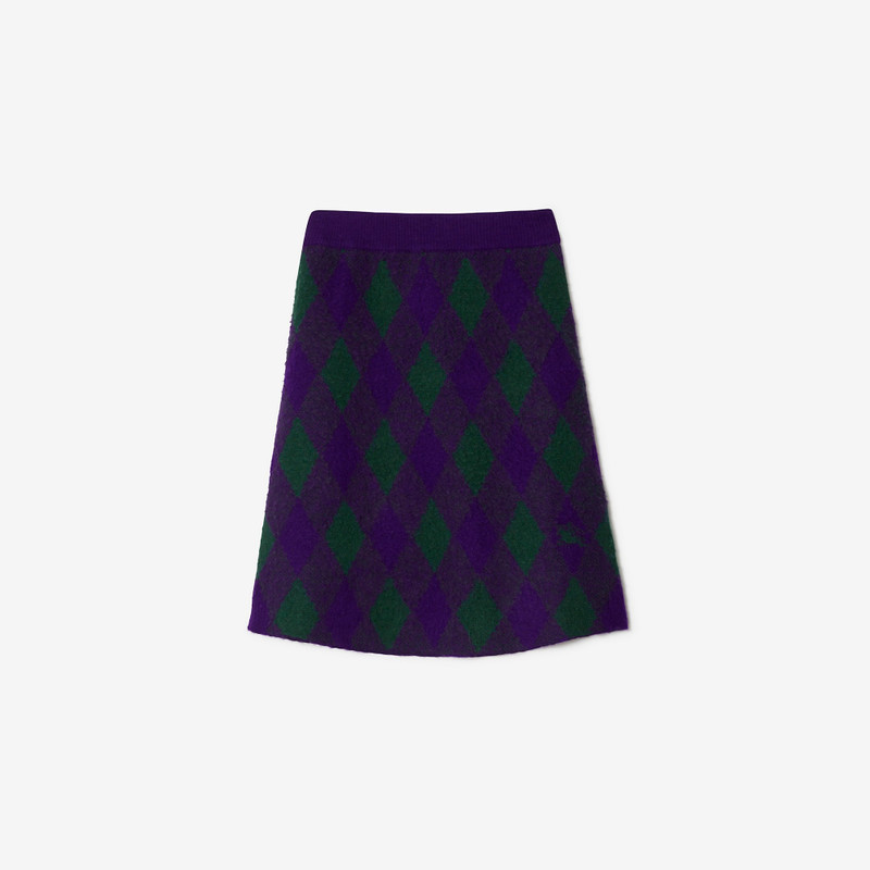 Argyle Wool 스커트 - 1