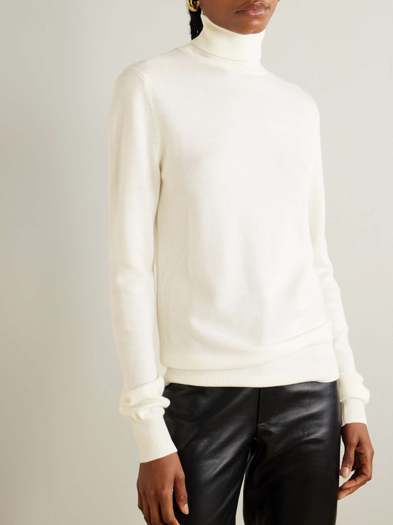 Eve merino wool turtleneck sweater - 3