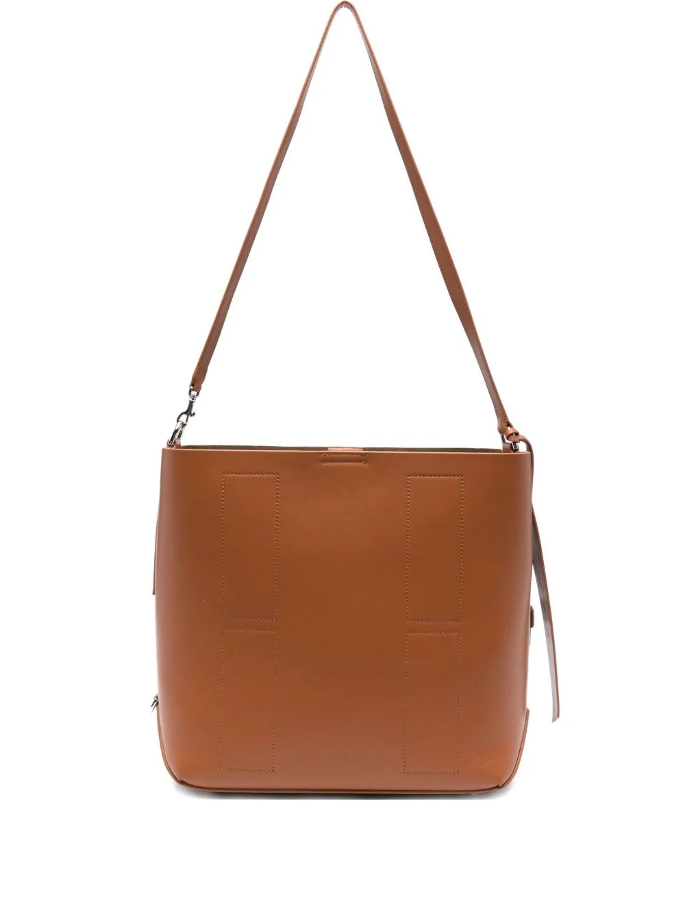 medium leather shoulder bag - 1