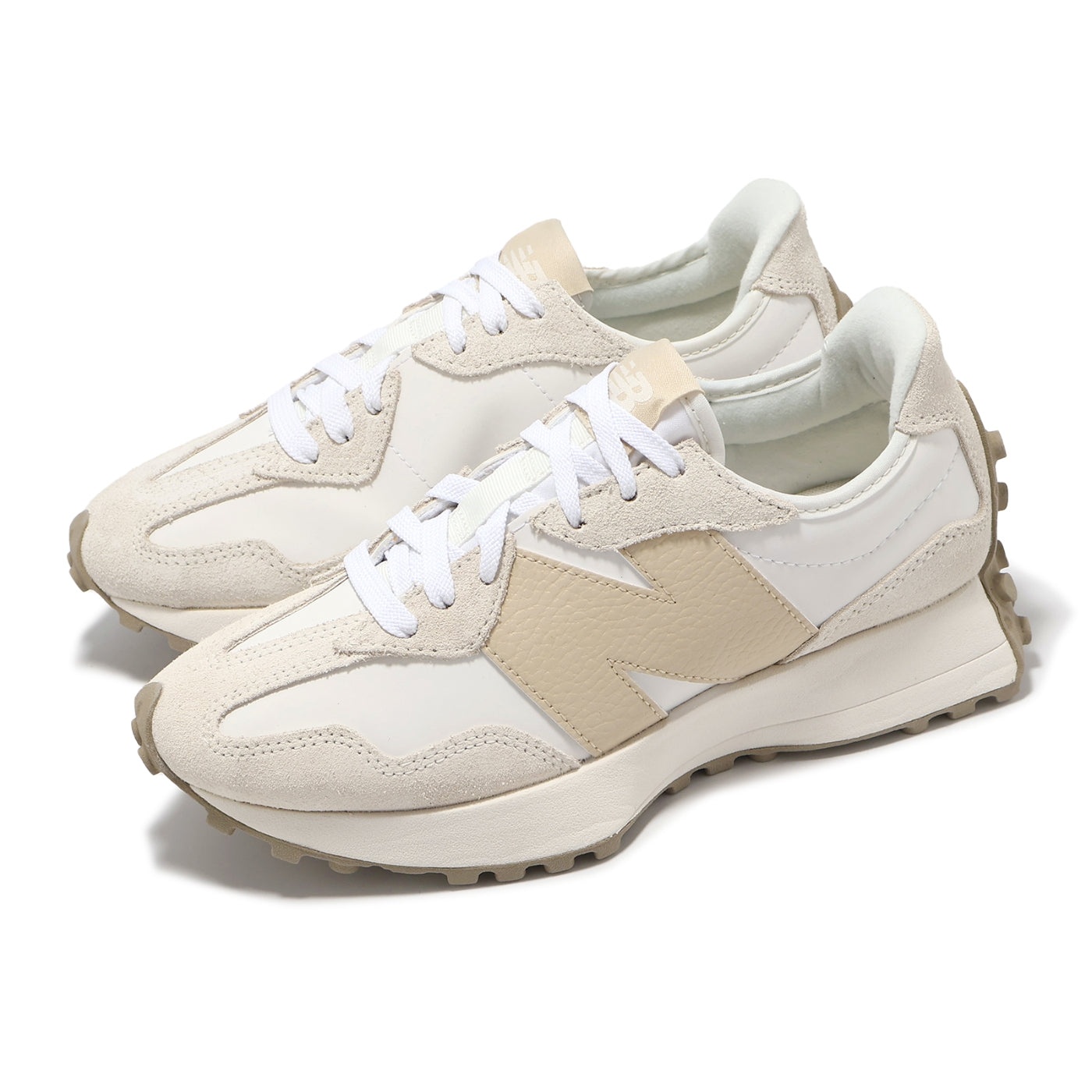 (WMNS) New Balance 327 'Sea Salt Sandstone' WS327KG - 3
