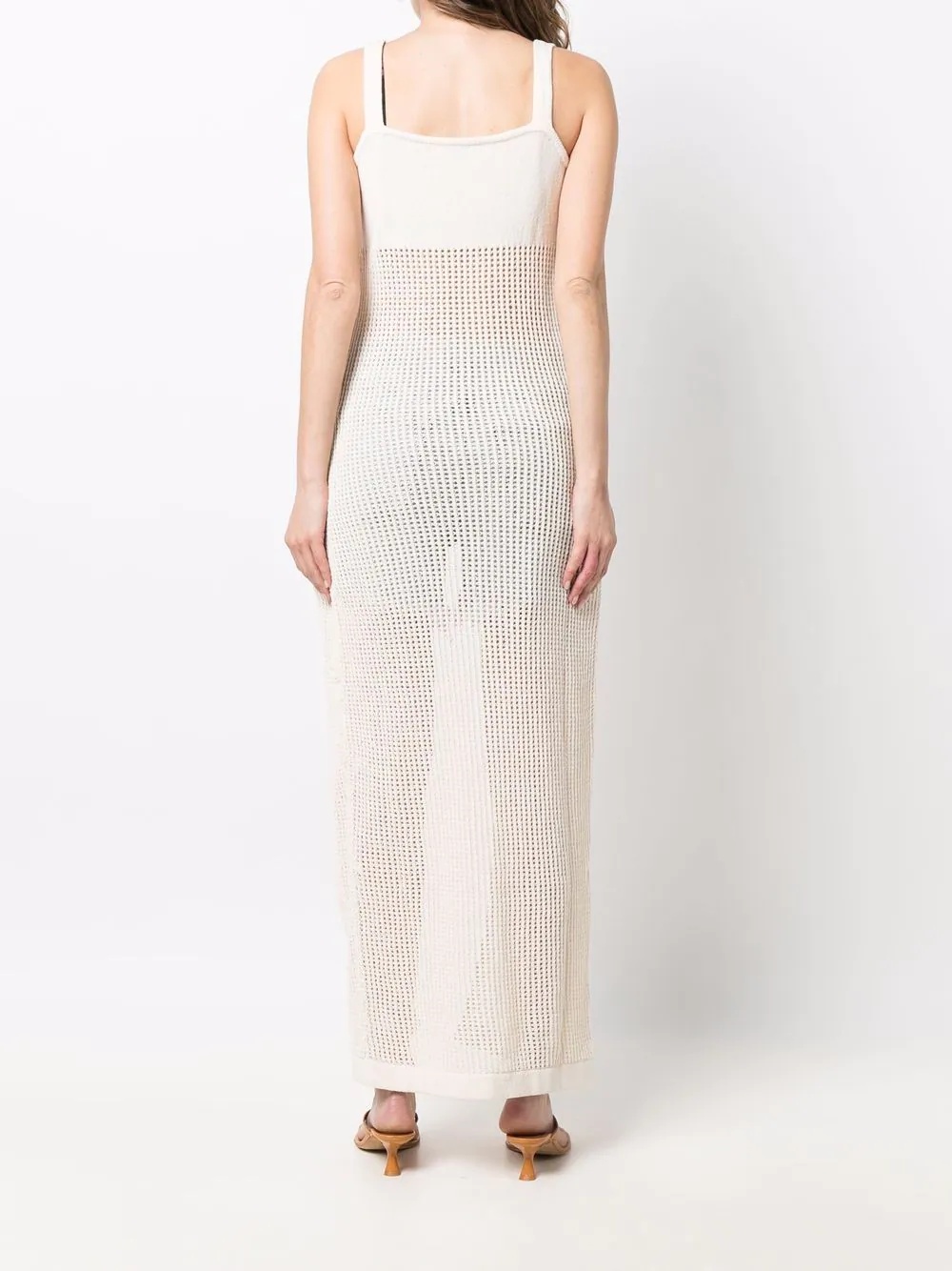 long sleeveless knit vest - 4