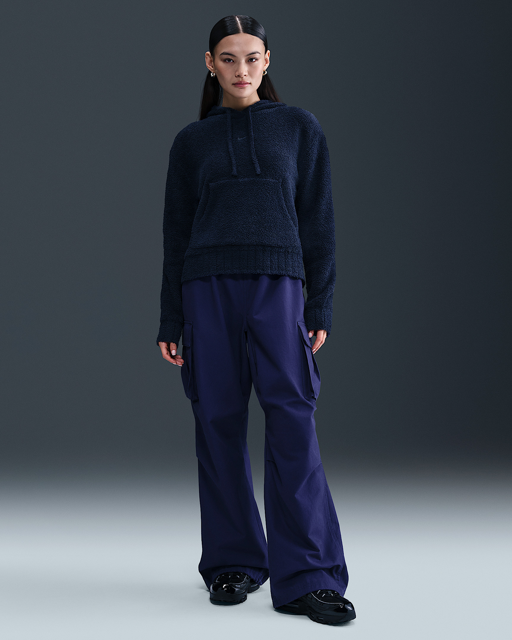 Nike Sportswear Phoenix Cozy Bouclé Women's Loose Knit Hoodie - 4