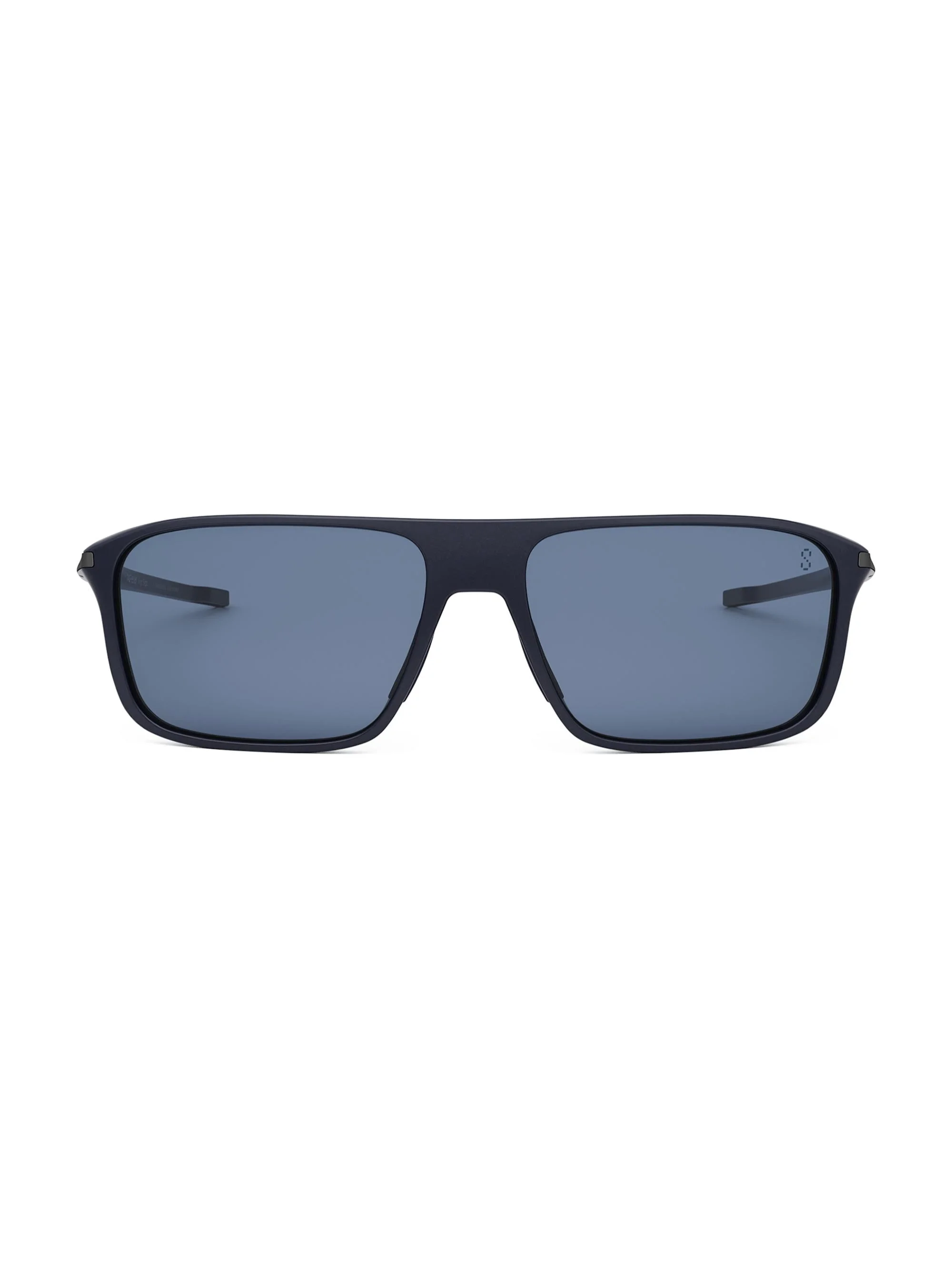 Men's Vingt Sept 62MM Rectangular Sunglasses - Dark Blue Blue - 1
