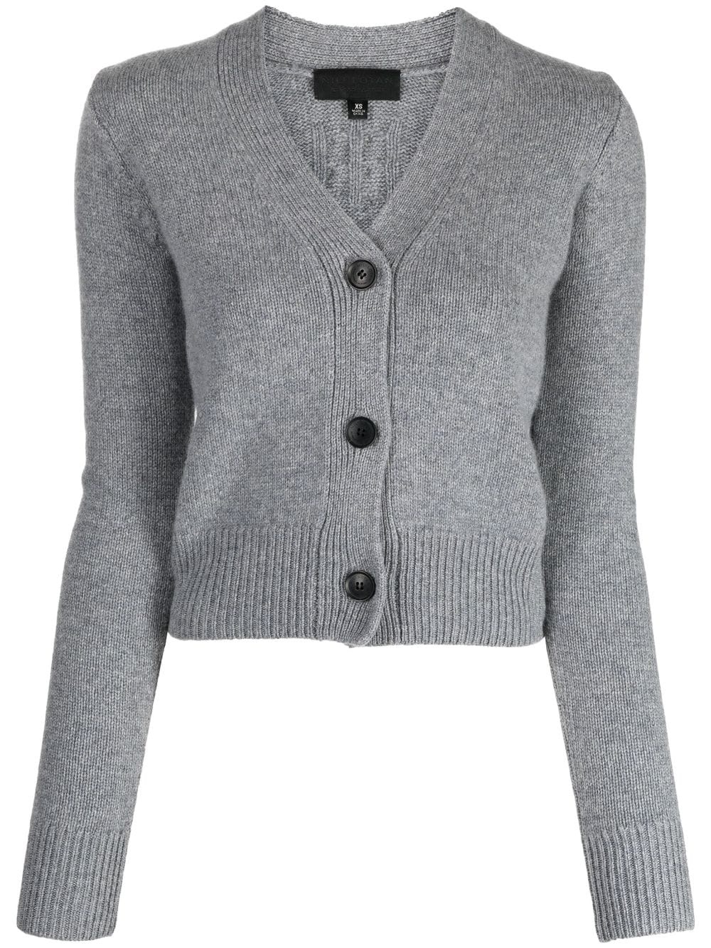 intarsia-knit cashmere cardigan - 1