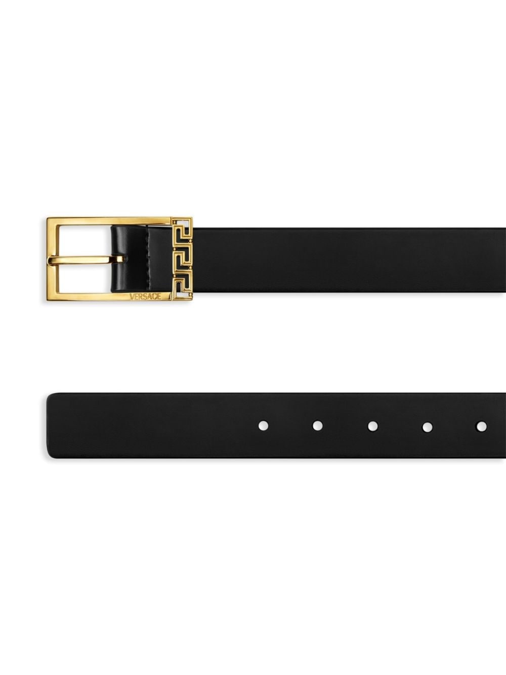 Greca leather belt - 2