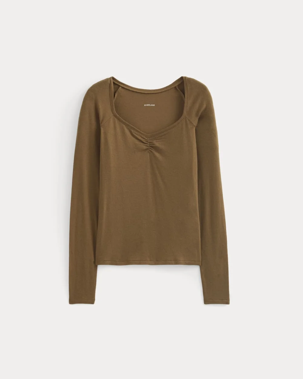 SWEETHEART-NECK TOP IN BUTTERLUXE - 1