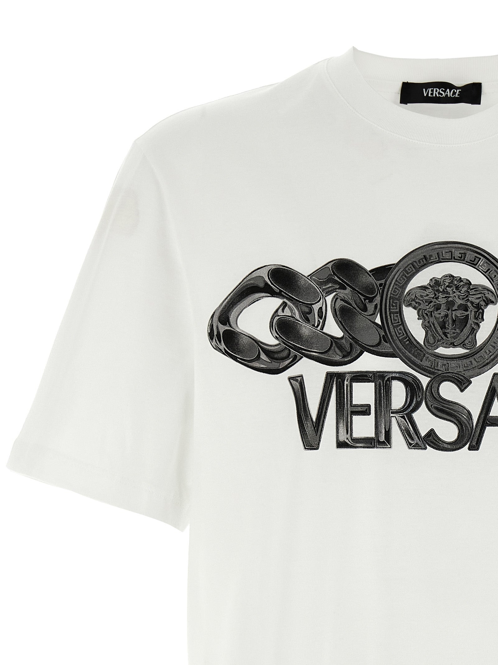 Versace Men 'Medusa' Logo Print T-Shirt - 3