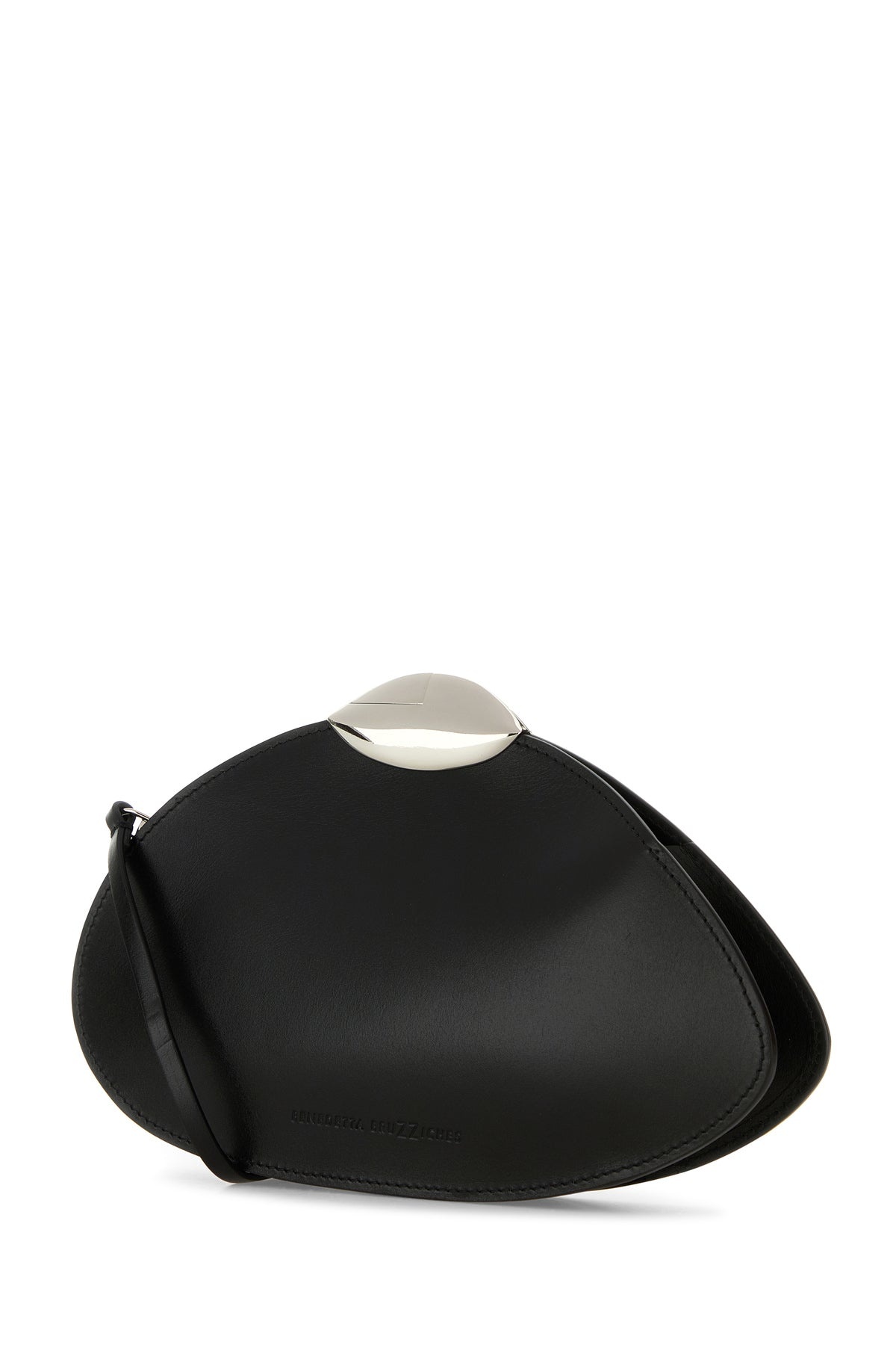 Black leather Belle De Jour clutch - 2