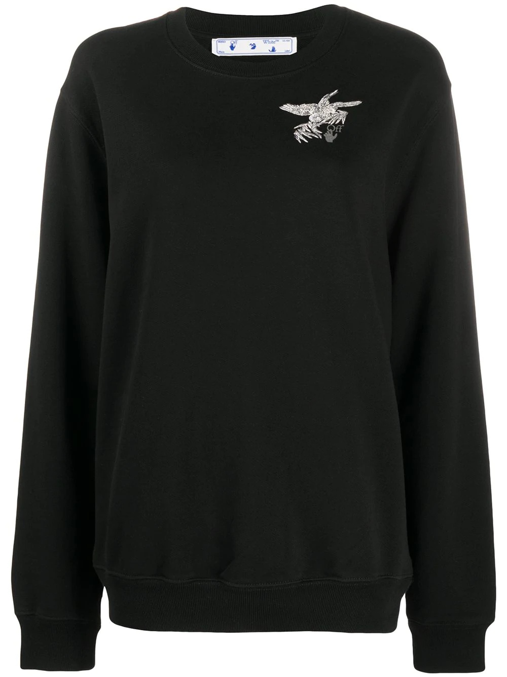 Birds Arrows print sweatshirt - 1