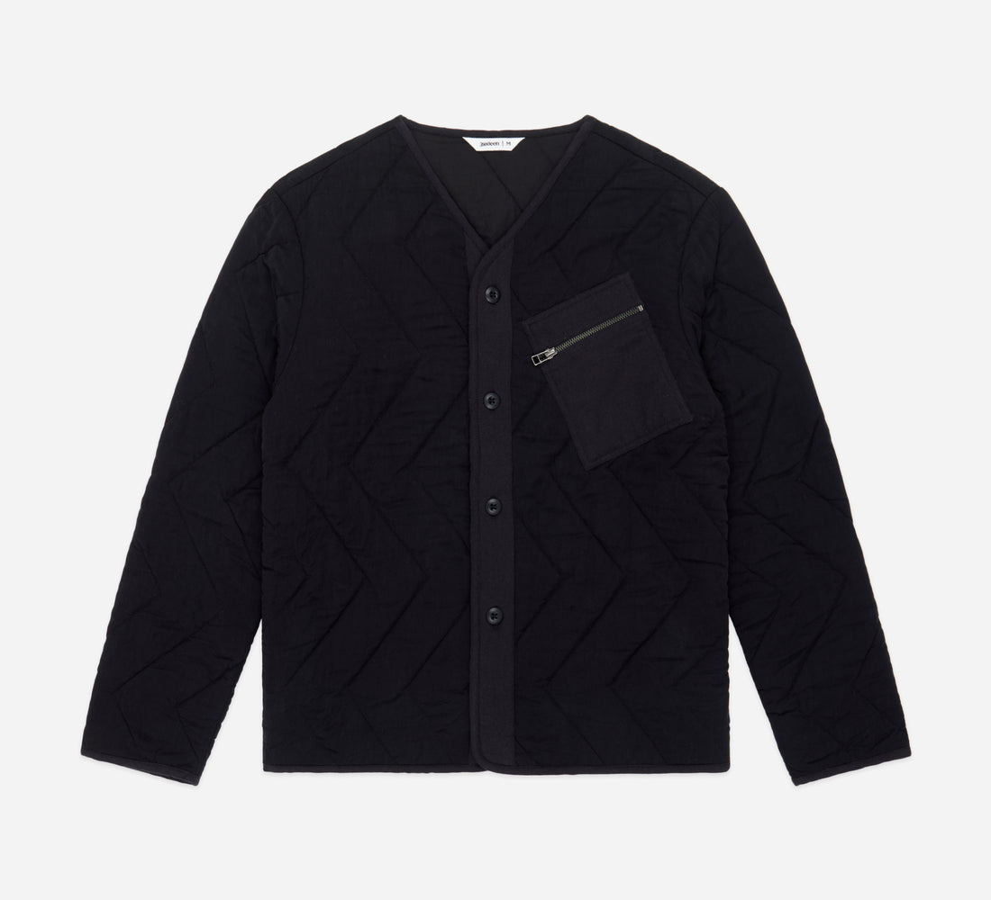 Liner Jacket - Onyx Tencel - 1