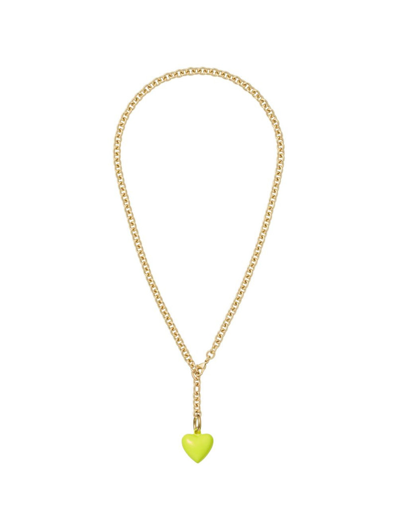ROXANNE ASSOULIN Mini Puffy Heart necklace outlook