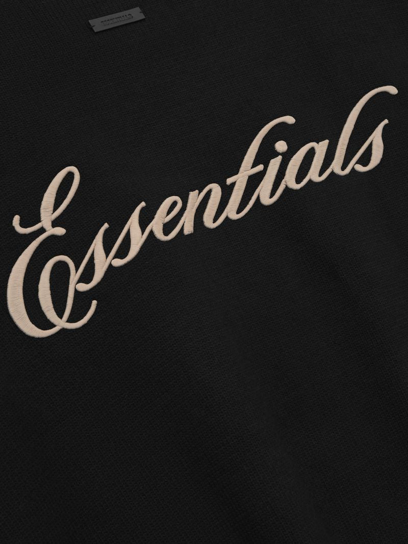 ESSENTIALS Waffle Crewneck Sweater outlook