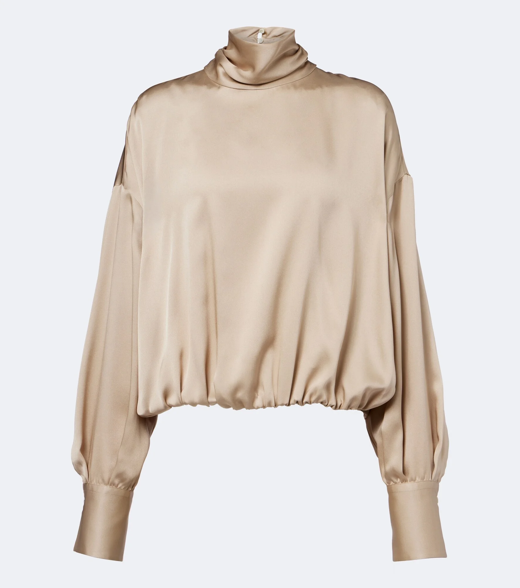 Silk satin blouse - 1