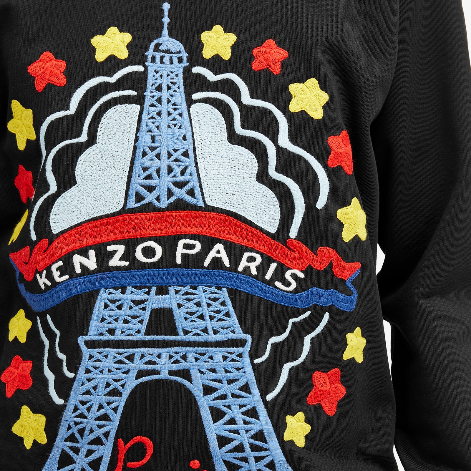 KENZO Kenzo Drawn Varsity Crew Sweat endclothing REVERSIBLE