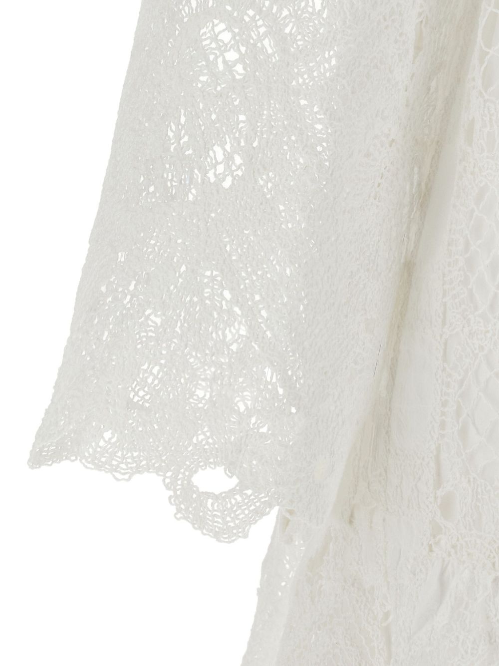 Evergreen off-the-shoulder lace dress - 4