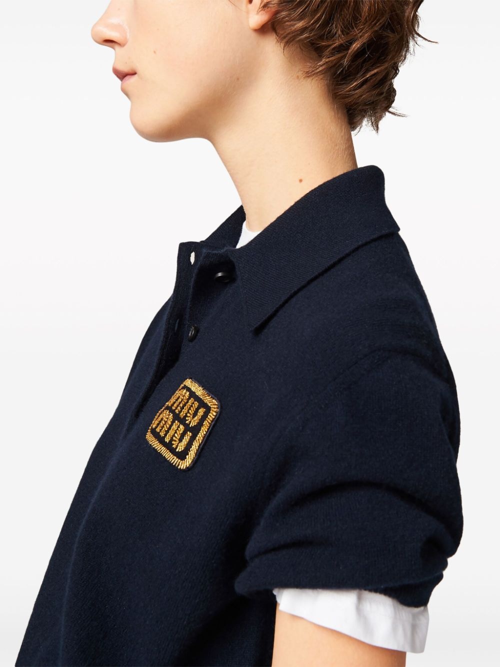 cashmere polo shirt - 6
