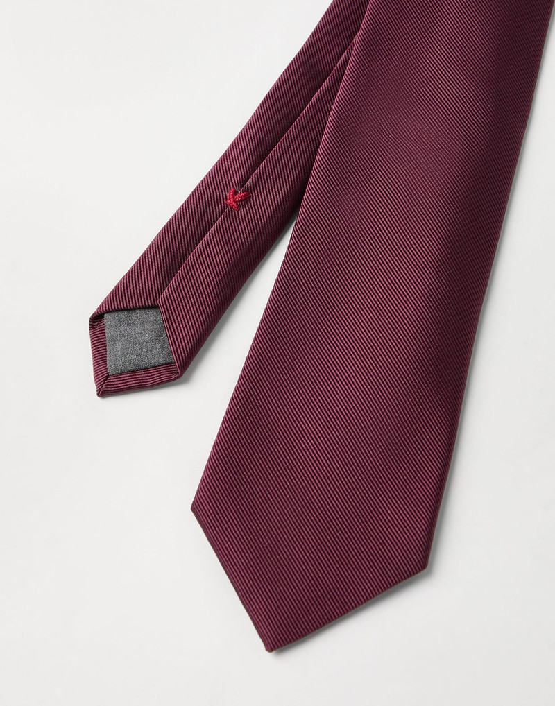 Brunello Cucinelli Silk twill tie outlook