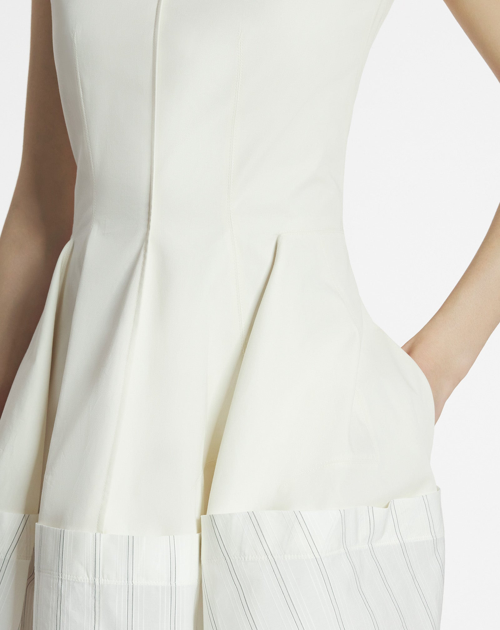 COTTON PEPLUM DRESS - 6