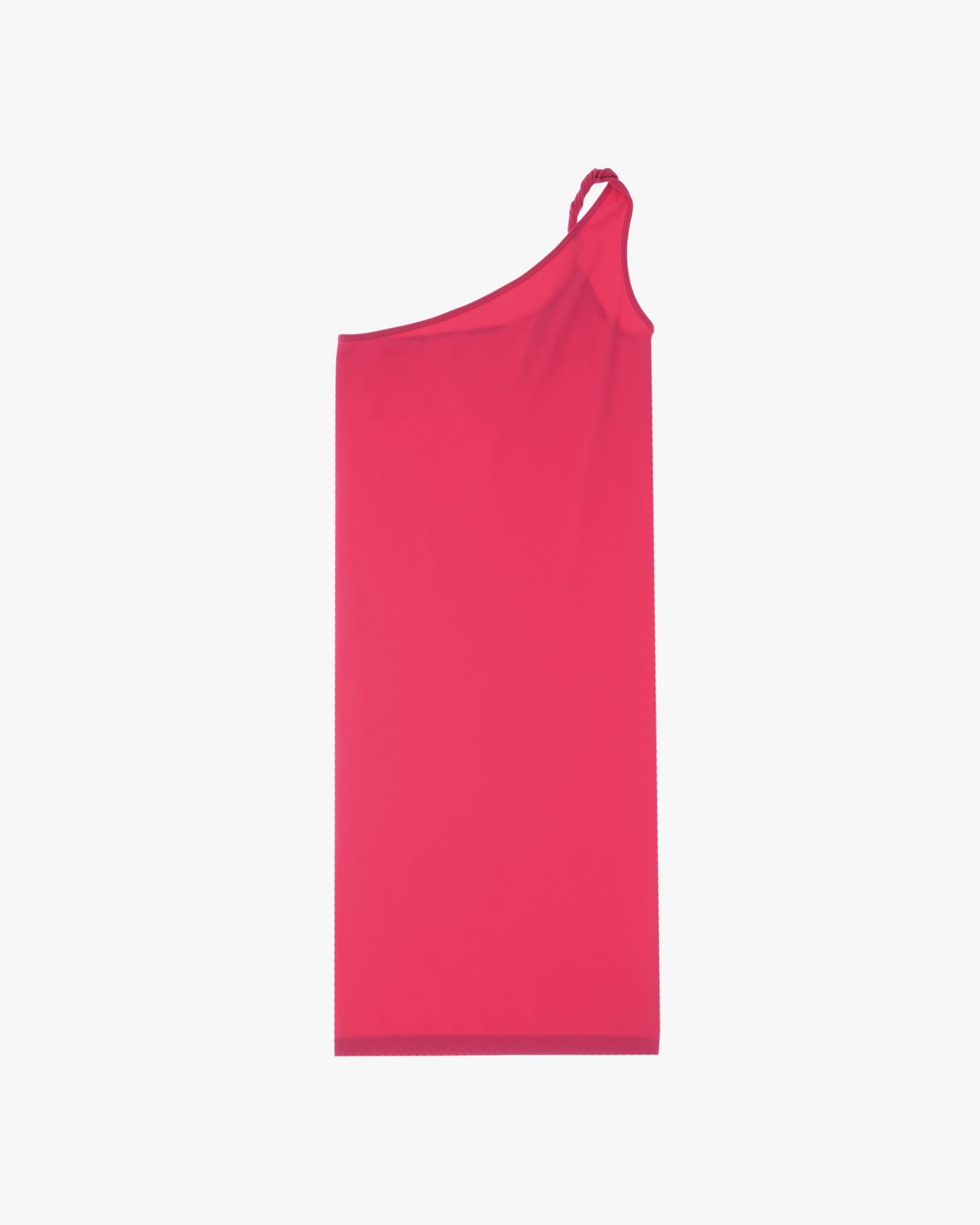 TWISTED ONE-SHOULDER DRESS - 1