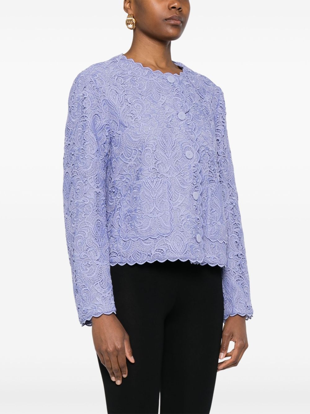 embroidered jacket - 3