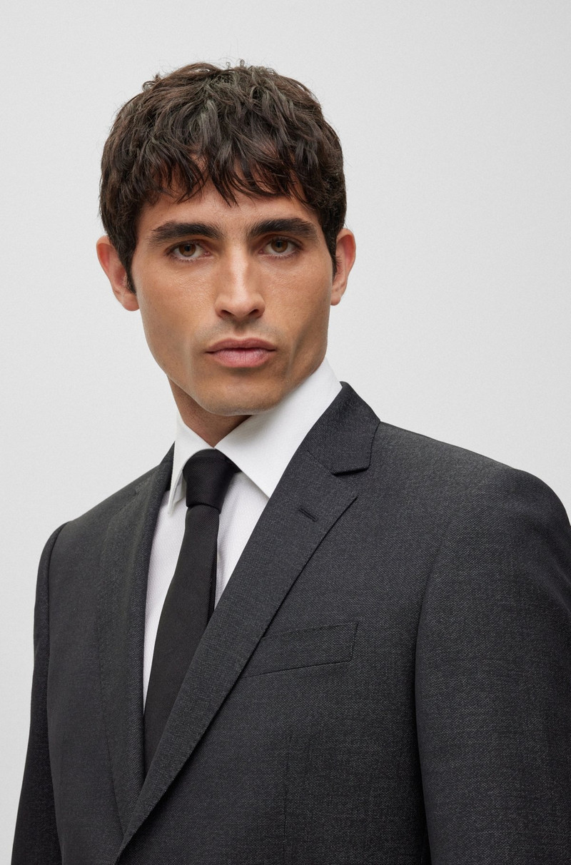 SLIM-FIT SUIT IN VIRGIN WOOL WITH SIGNATURE LINING 5