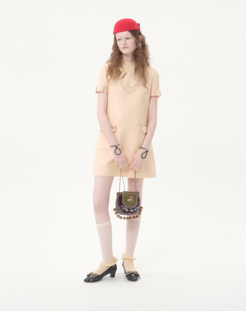 Valentino CREPE COUTURE SHORT DRESS outlook