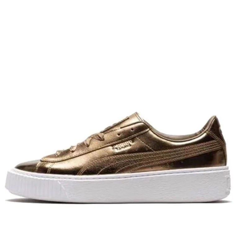 (WMNS) PUMA 바구니 플랫폼 Luxe '금'366687-02 - 1