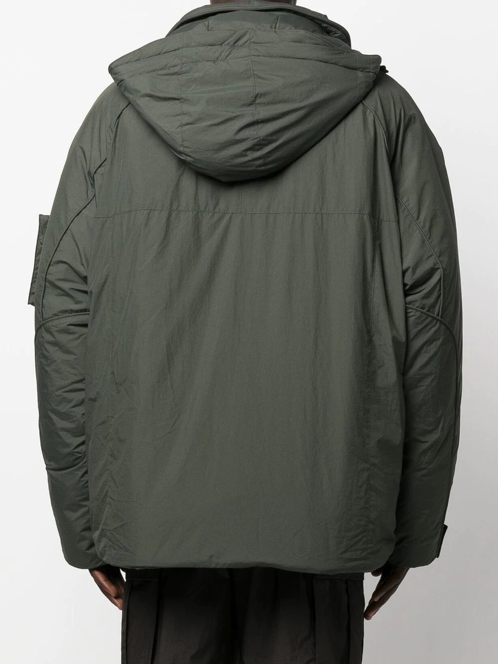 padded zip-up jacket - 5