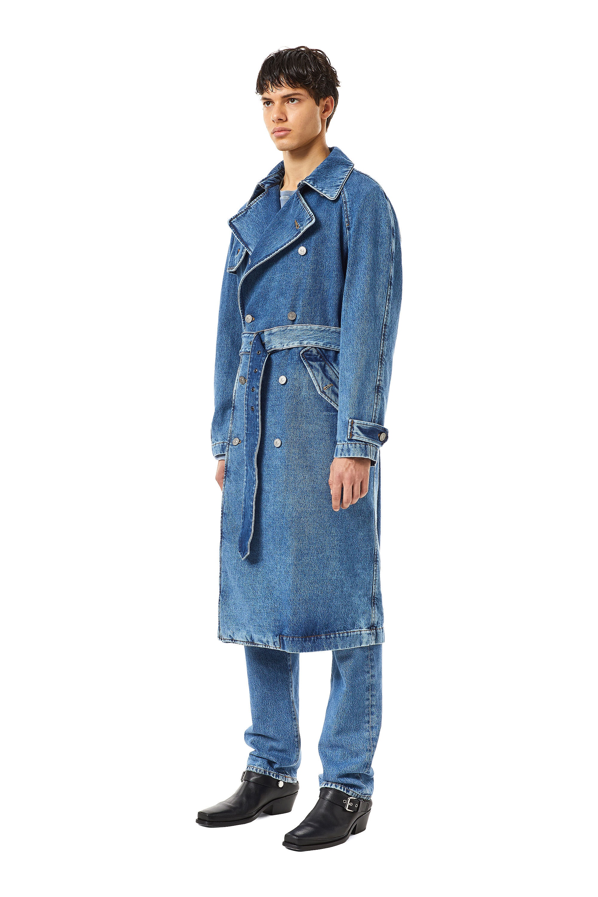 D-DELIRIOUS DOUBLE BREASTED TRENCH COAT - 7