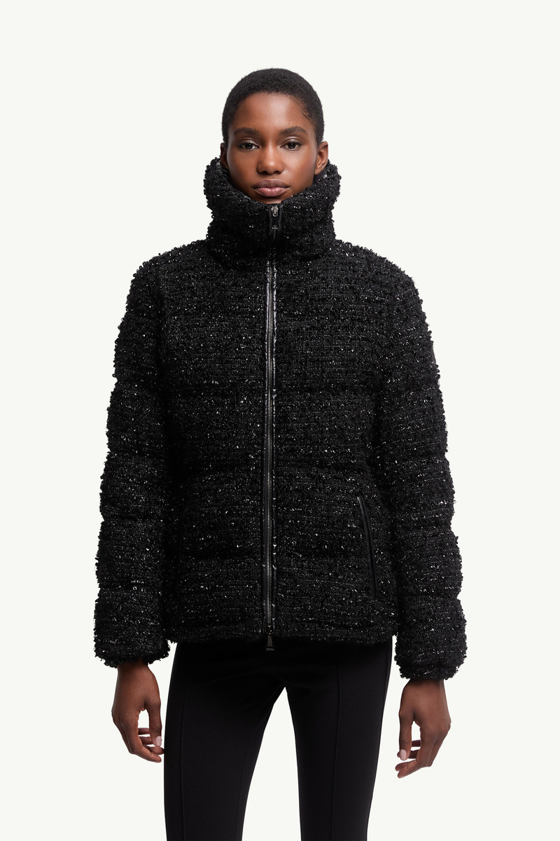 Urbel Tweed Short Down Jacket 3