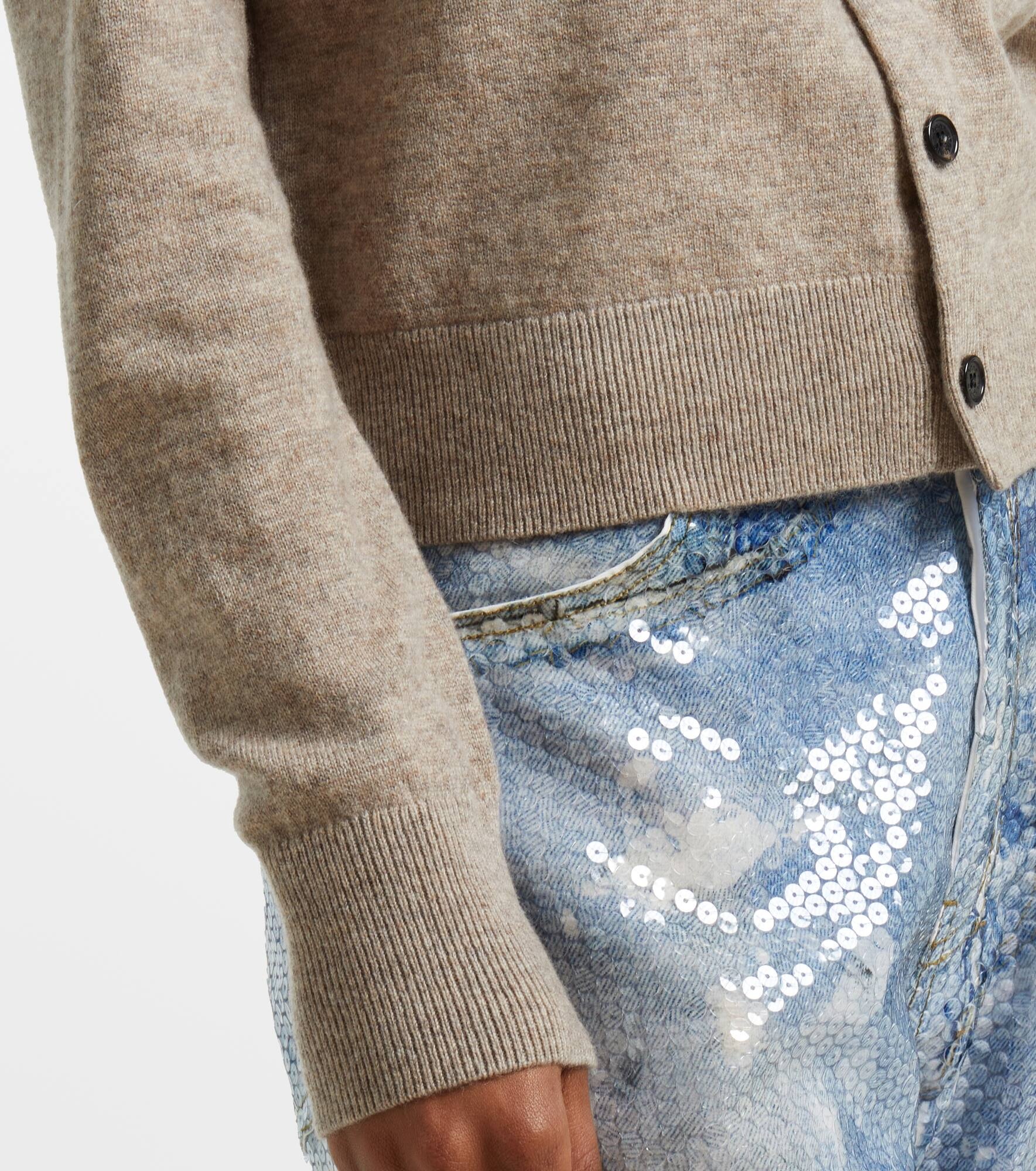 Keny Face wool cardigan - 5