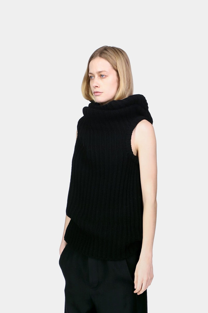 Ann Demeulemeester Chloe Knitted 3-Holes Top outlook