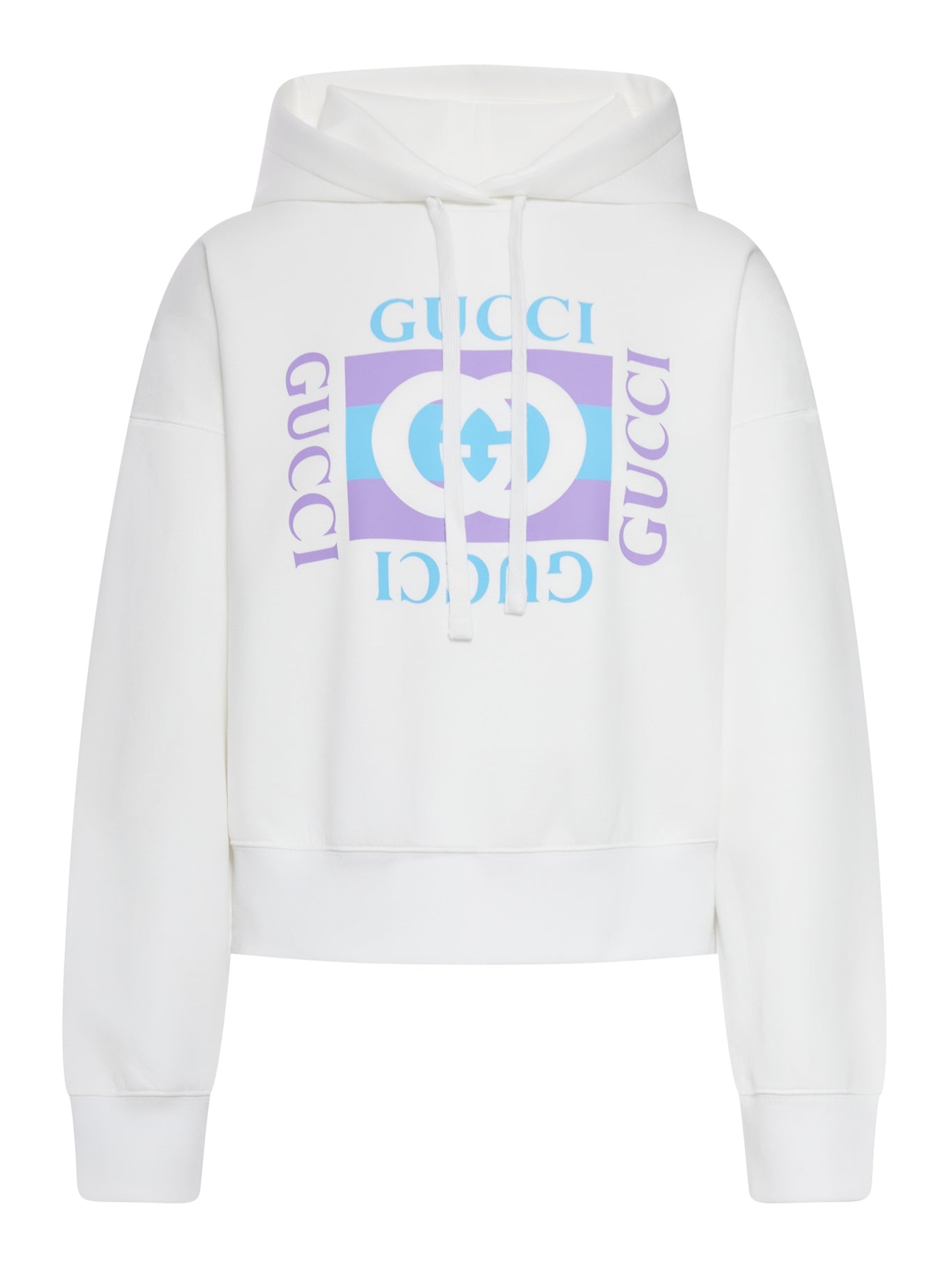PRINTED COTTON HOODIE - 2