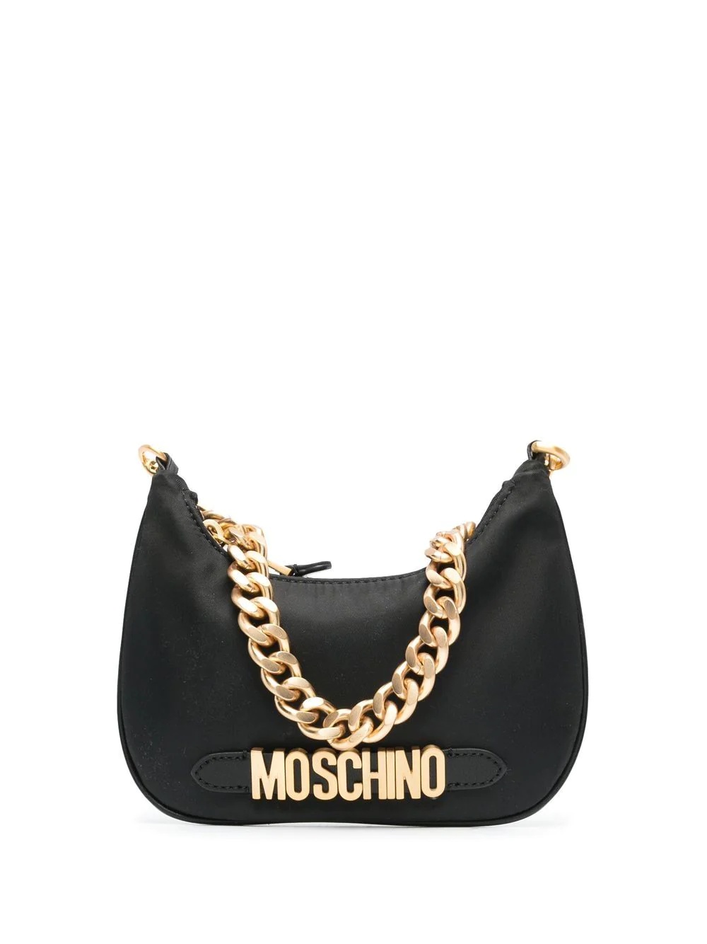 logo-letter shoulder bag - 1