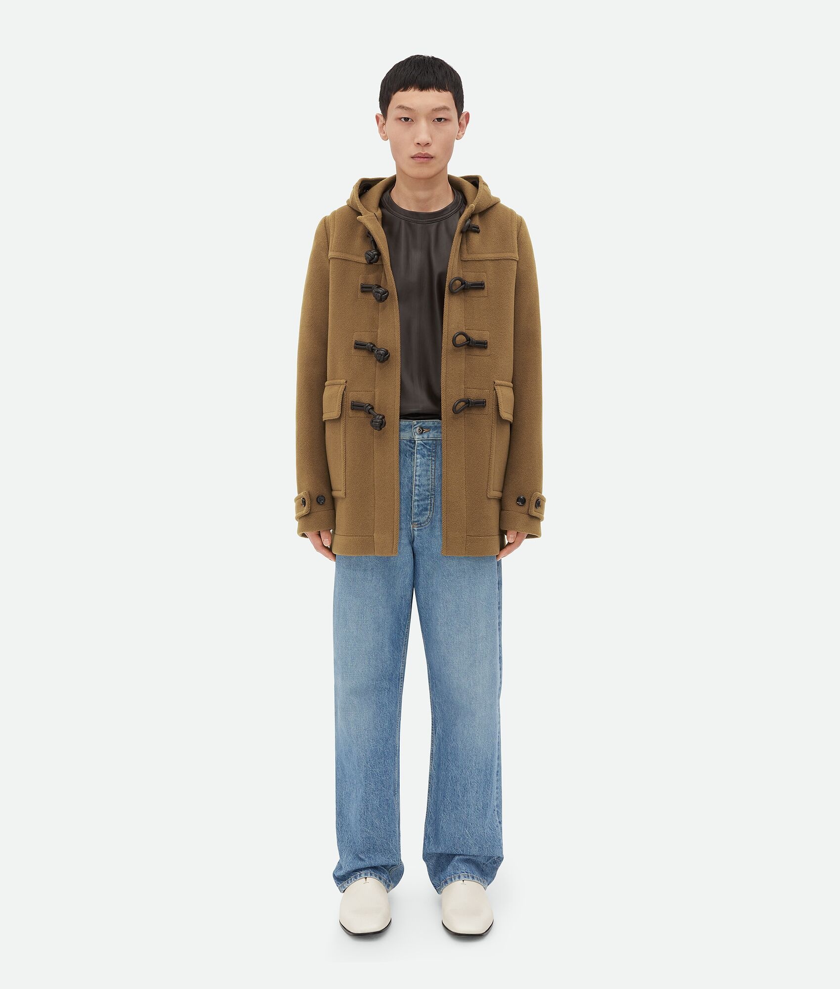 Bottega Veneta Wool Duffle Coat | REVERSIBLE