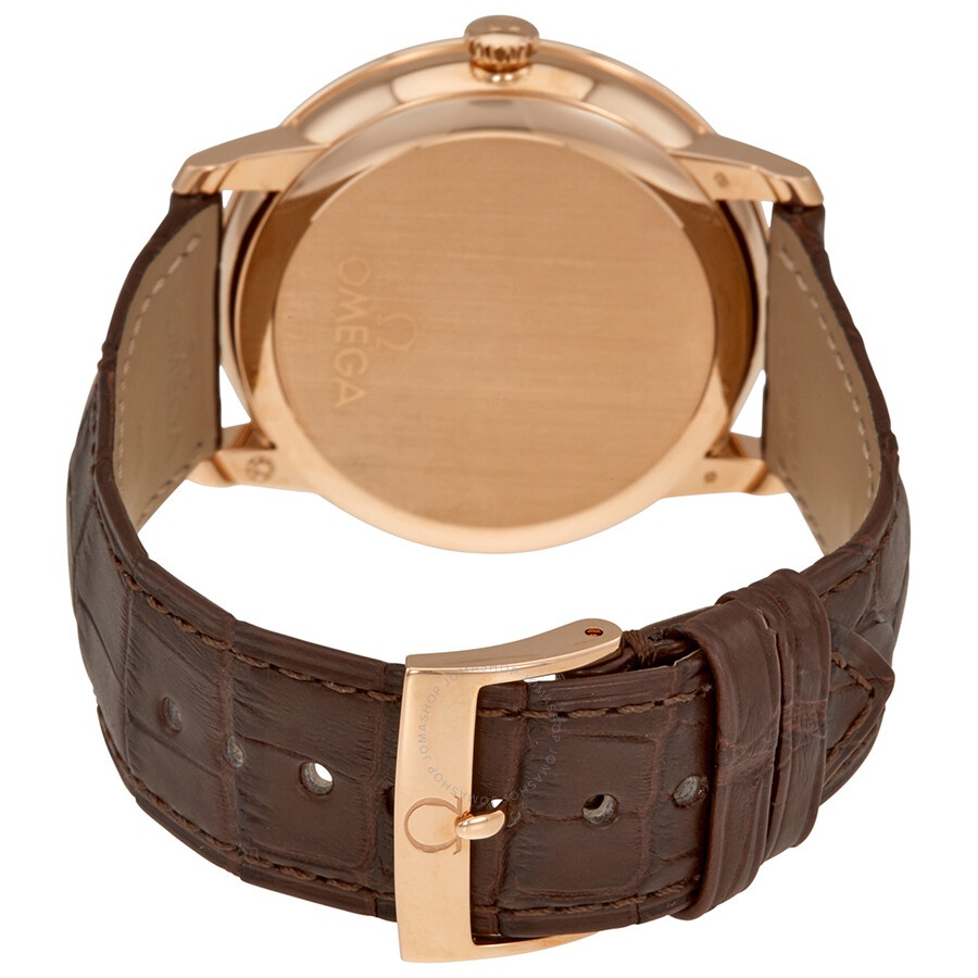 Omega Deville Co-Axial 18kt Rose Gold Automatic Silver Dial Men's Watch 42453402002001 - 3